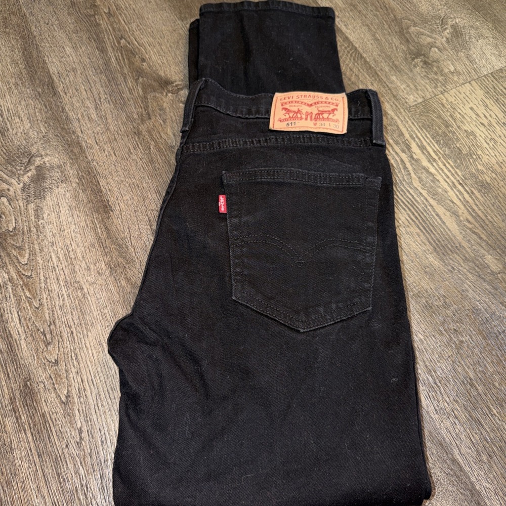 Levi's 511 Jeans Men's Black Slim 34x30